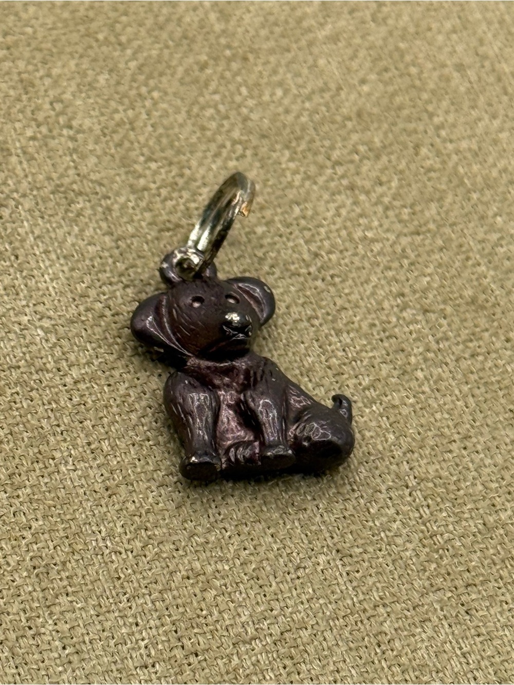 Cute Brown Elephant Pendant Necklace Charm